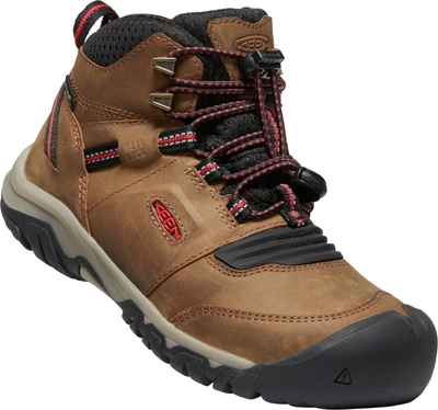 9/17発売予定＜キッズ＞RIDGE FLEX MID WP Bison/Red Carpet ￥9,350