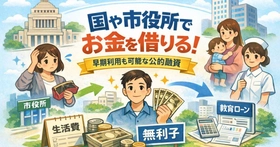 無職・ブラックリストでも無利子で借りられる公的融資がある｜国や市役所の個人向け融資制度9選を状況別に整理したガイドを公開
