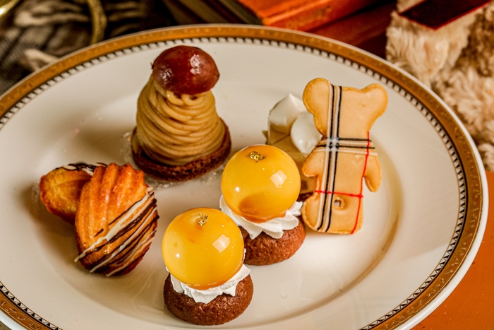 2皿目 マロンキャラメルグラサージュ/マドレーヌ/テディベアクッキー