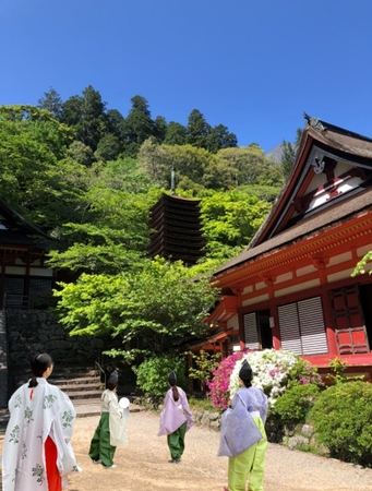 談山神社　蹴鞠装束