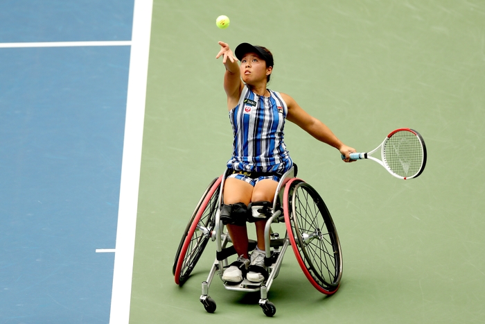 上地結衣選手(車いすテニス部門シングルスは準優勝となりました）