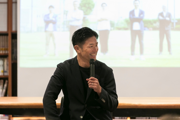 自身の“学び直し”の経験を語る専務理事の廣瀬