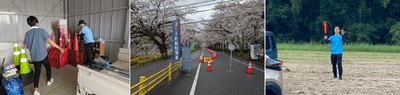 設営写真
