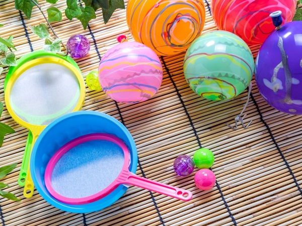 スーパーボールすくいなど、縁日開催！