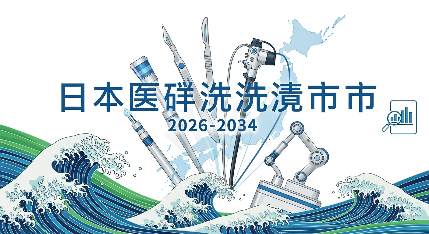 日本の医療機器洗浄市場展望：高度な除染ソリューションが重要、2034年までに6億1070万米ドル規模へ（年平均成長率9.32％）