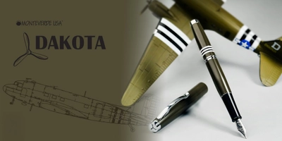 【発売記念キャンペーン】C-47ダコタがモチーフの筆記具「DAKOTA（ダコタ）」購入時にミニボトルインクや替え芯をプレゼント！6月19日より順次開催。MONTEVERDE（モンテベルデ）