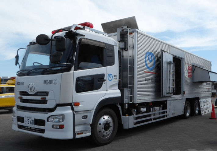 2000kVA移動電源車(NTT東日本株式会社)