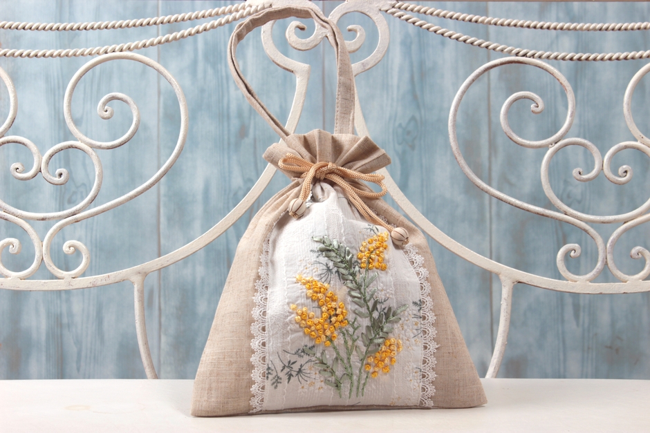 巾着型バッグ 約25x29cm ¥2,200