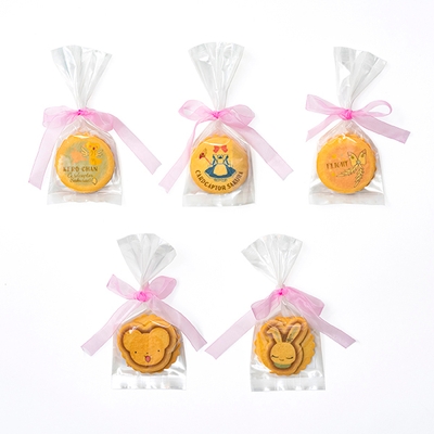 袋入りクッキー:各250円(5種展開)