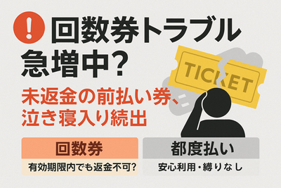 整骨院の回数券トラブル