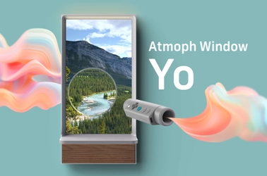 3月7日まで！新モデル「Atmoph Window Yo」、特別価格で先行予約受付中