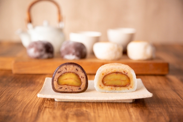 洋風と和風の2種の和栗大福