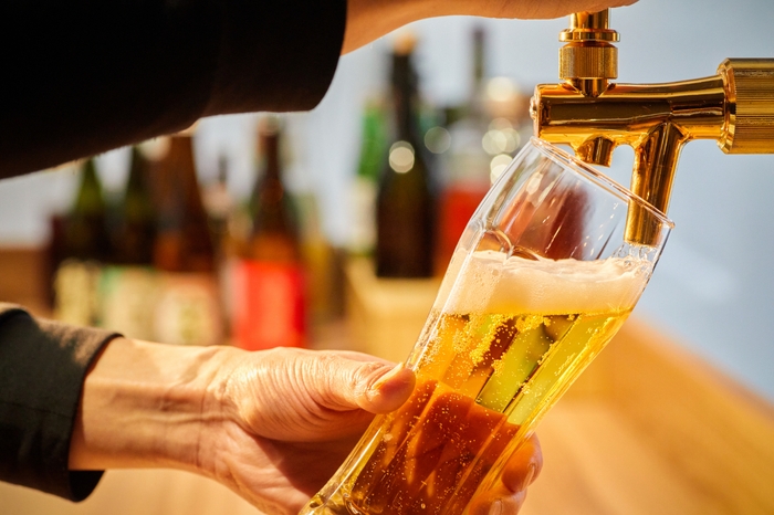 キンキンに冷えた生ビール