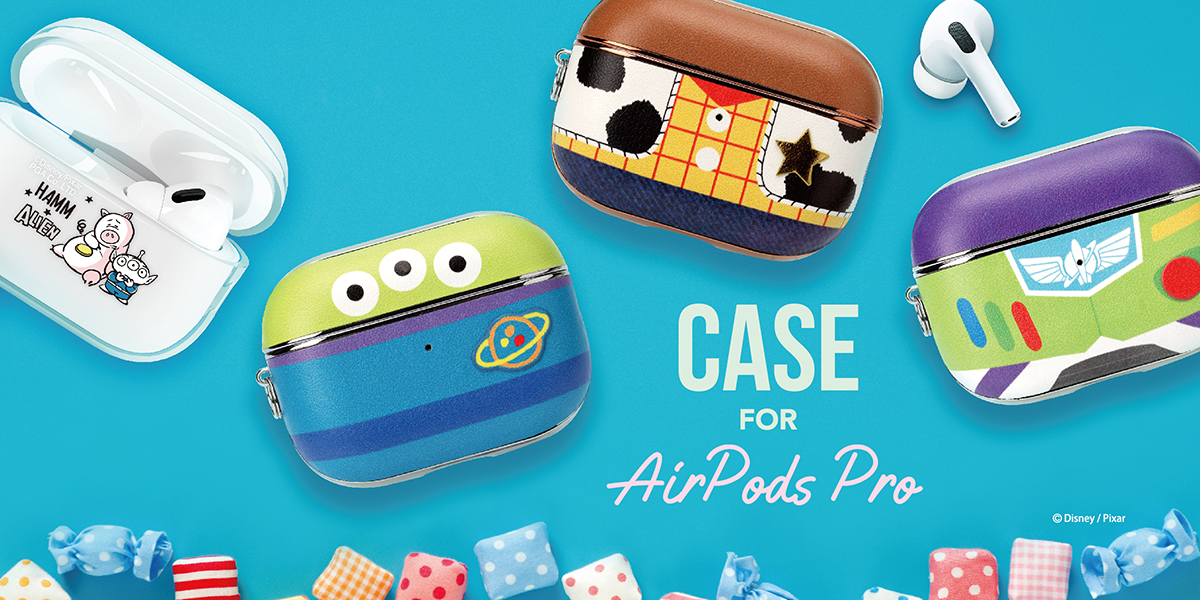 ケースを装着したまま充電も可能！ディズニーキャラクター等のAirPods 