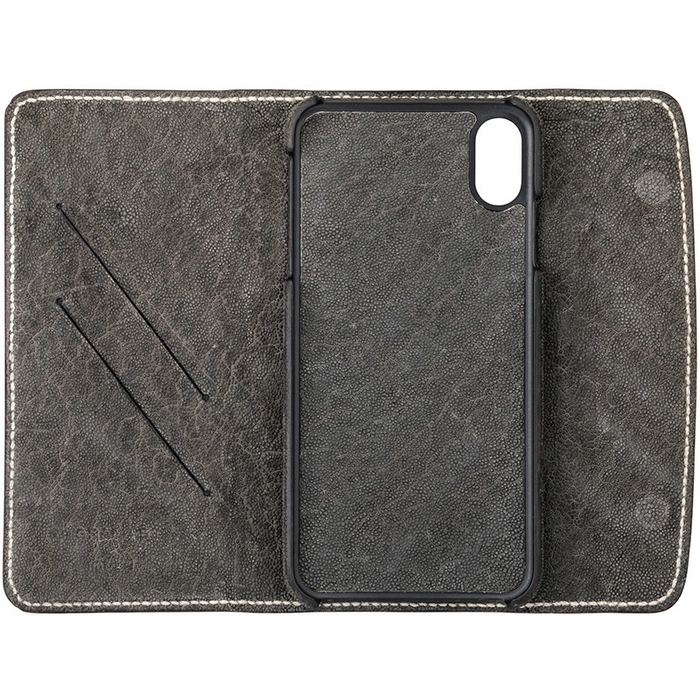 グラマスマイスター ヒマラヤクロコダイル×エレファントレザーケース(内側)