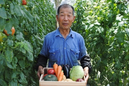 契約農家の柳本農園さん