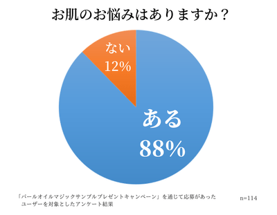 お肌の悩みはありますか?