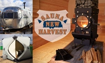 西日本初！エアストリームを使用したサウナ “SAUNA NEW HARVEST”が4月2日までの土・日・祝で開催