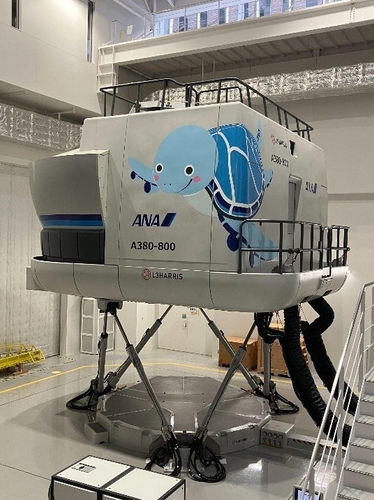 エアバスA-380型機のフライトシミュレーター