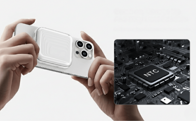 NTC温度管理チップ搭載