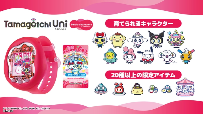 Tamagotchi Uni Sanrio characters(イメージ)