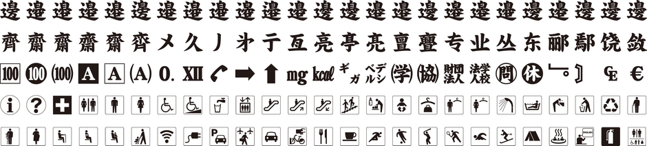 4,901文字の外字が使い放題