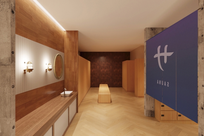 サウナ入口／イメージ