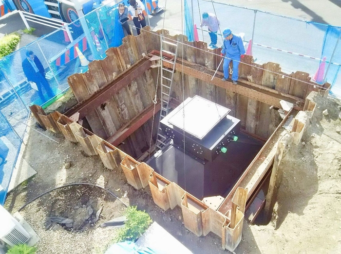 核シェルター防災シェルターイメージ図