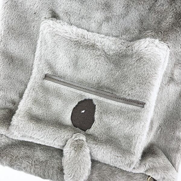 ROOTOTEコラボのスヌーピーふわもこ2WAYショルダートートバッグ