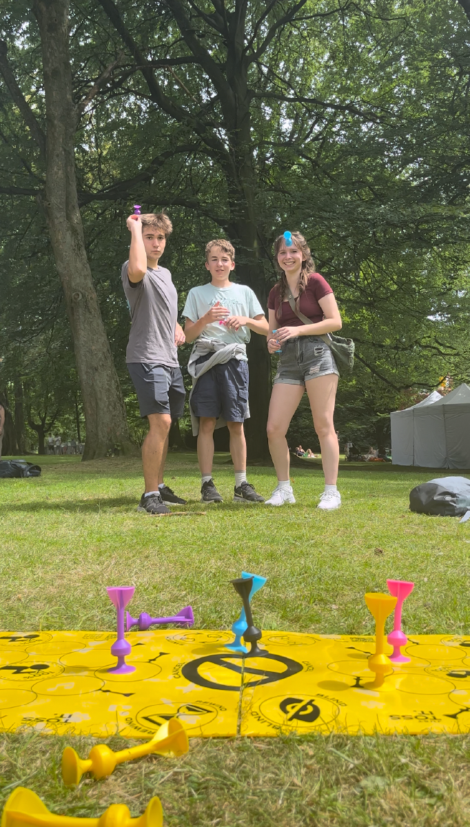 ボードを使えば公園でも遊べる!