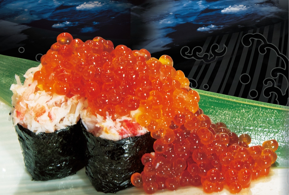 こぼれかにいくら軍艦