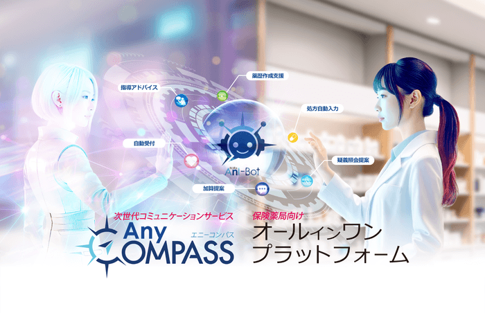 AIエージェントが各種サービスを束ねて薬局業務全体を効率化