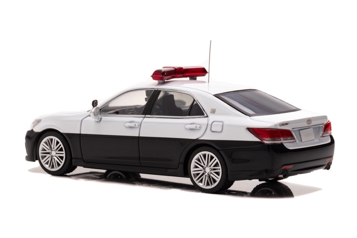 1/43 トヨタ クラウン アスリート (GRS214) 警察パトロール車両:左後