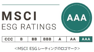 MSCI ESGレーティング において 最上位評価の「AAA」を獲得しました ～2021年から4年連続～