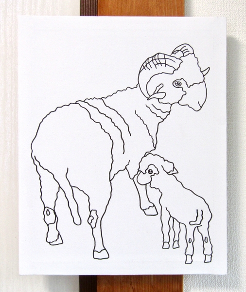 キャンバス下絵イメージ