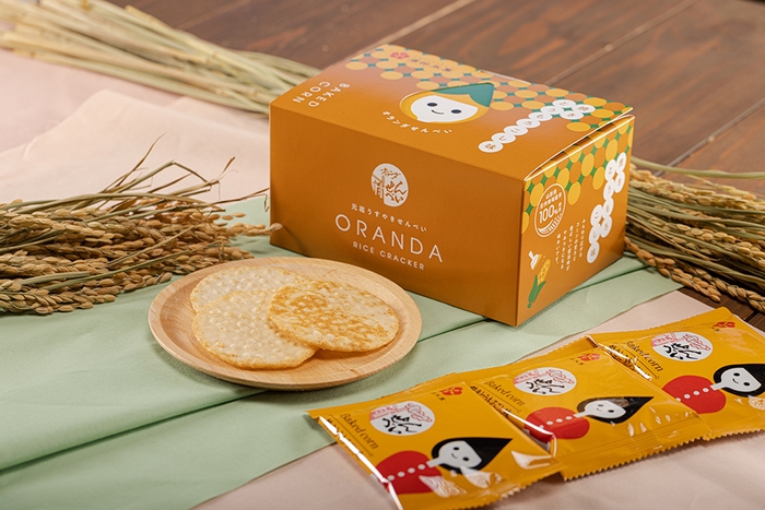 オランダせんべい小箱 焼きとうもろこし味