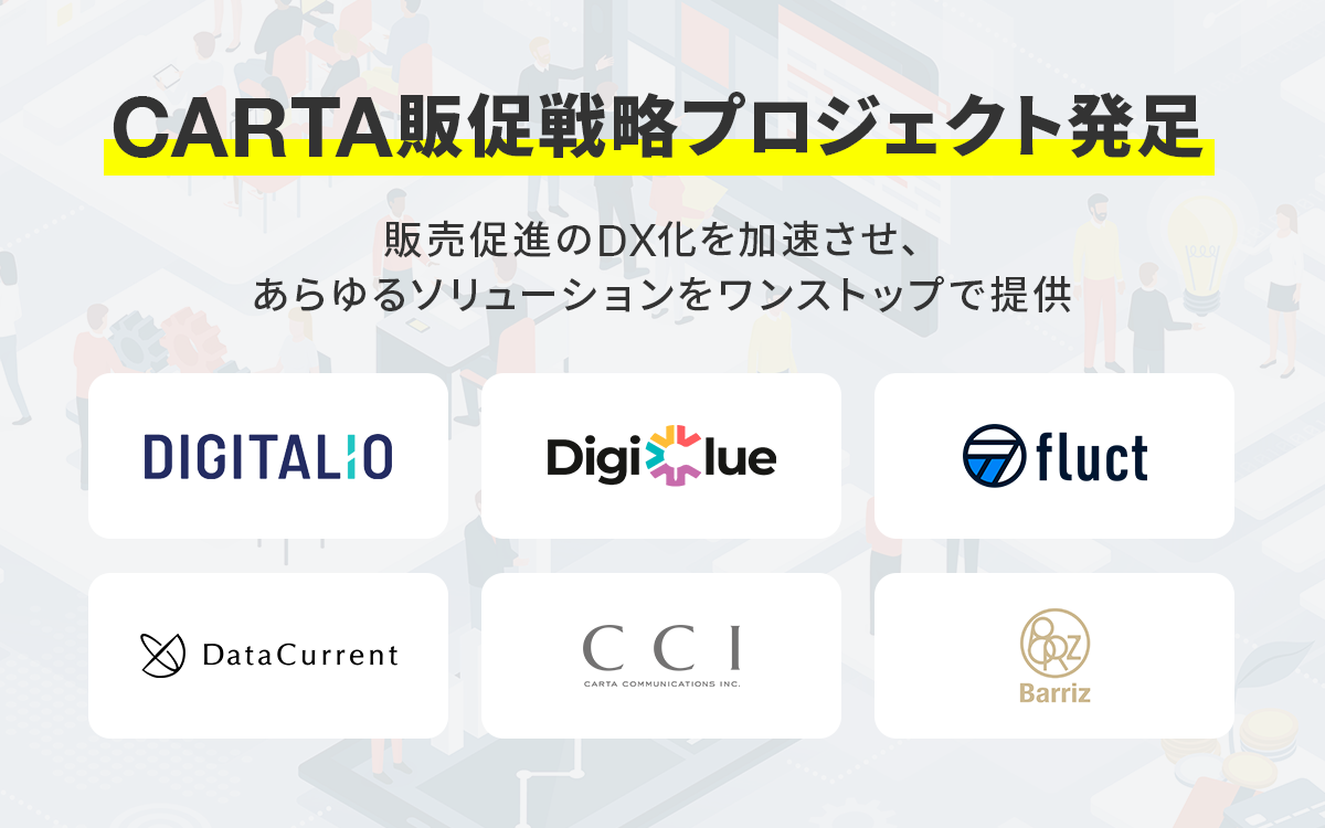 CARTA HOLDINGS、企業の販売促進を支援する「CARTA販促戦略プロジェクト」を始動