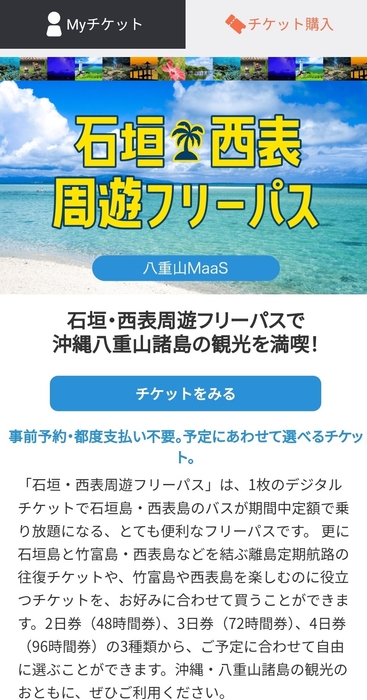 チケット購入画面