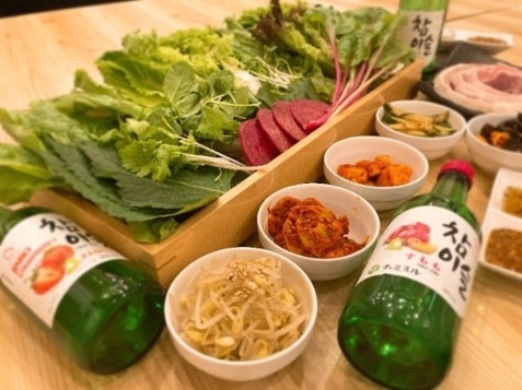 韓国食堂 韓味楽 サムギョプサル