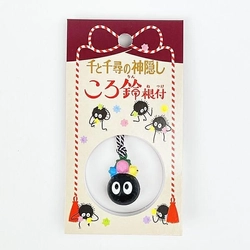 ジブリ人気キャラの和小物になって大集結。小さな鈴根付（ねつけ）はころころと綺麗な音色です。