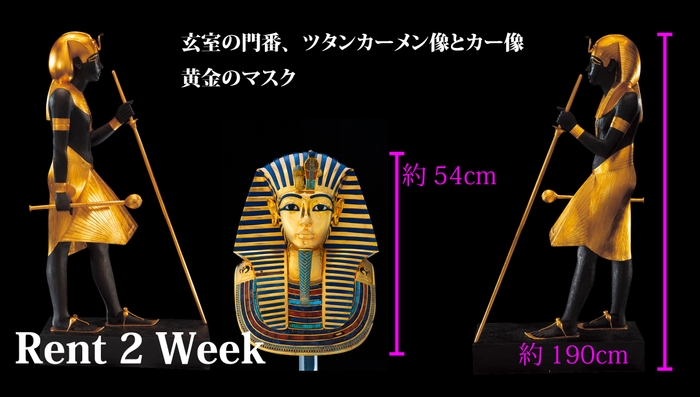 黄金のマスクと、玄室の門番2体の貸し出しは200万円