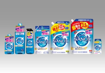 高濃度処方・最強洗浄(※1)！ 100％リサイクルPETを使用した透明ボトル(※2)を採用　 衣料用液体高濃度洗剤 『トップ スーパーNANOX(ナノックス)』改良新発売