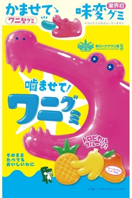 噛ませて！ワニグミ　トロピカルフルーツあじ(3)