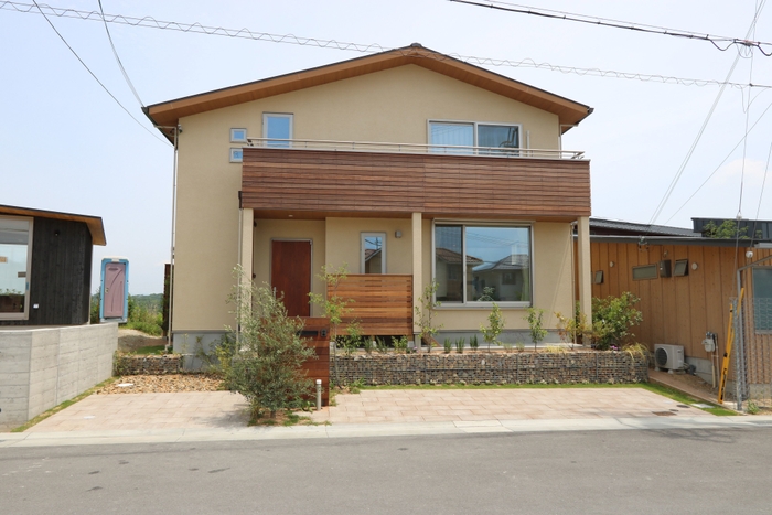 モデルハウスB号地外観写真