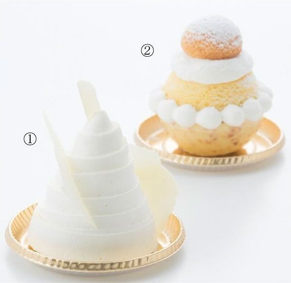 (1)バニラフロマージュ (2)バニラキャラメル