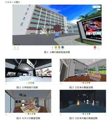 福岡県柳川高校の校舎や教室をメタバース上に再現！ オープンキャンパスや国際交流授業を行う実証実験を開始