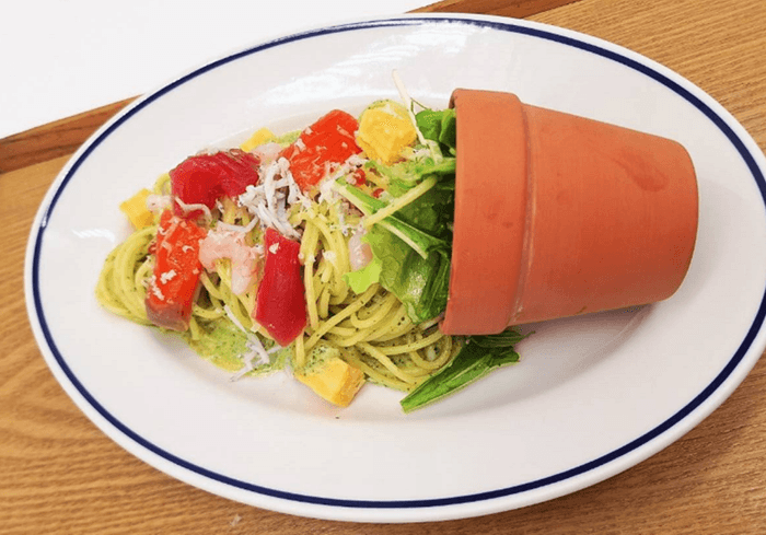 きらめく海のツリーパスタ