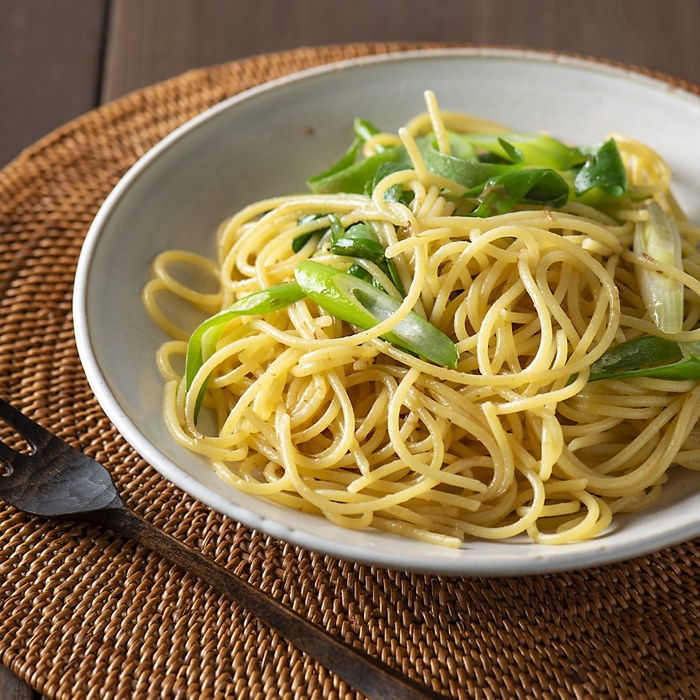 和風めんつゆパスタ(すだち鰹めんつゆ使用)