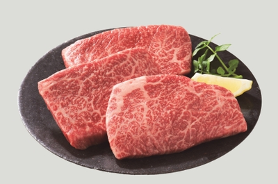 <精 肉 あ づ ま>国 産 黒 毛 和 牛 モモステーキ用肉