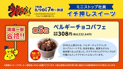 満場一致：ベルギーチョコパフェ説明（画像はイメージです。）